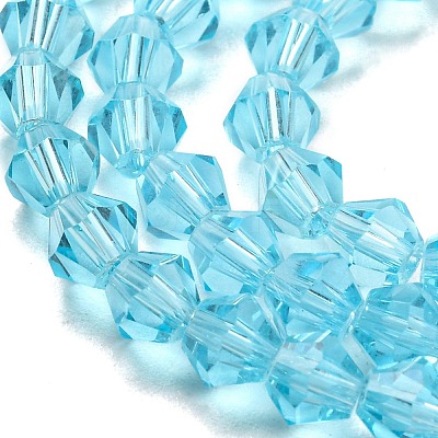 Transparent Glass Beads Strands GLAA-F029-3mm-20-1