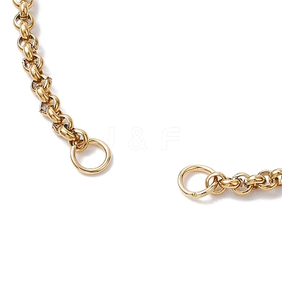 304 Stainless Steel Rolo Chain Slider Bracelet Makings AJEW-JB01254-01-1