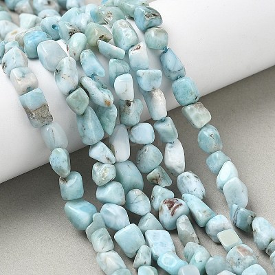 Natural Larimar Beads Strands G-K203-48-1