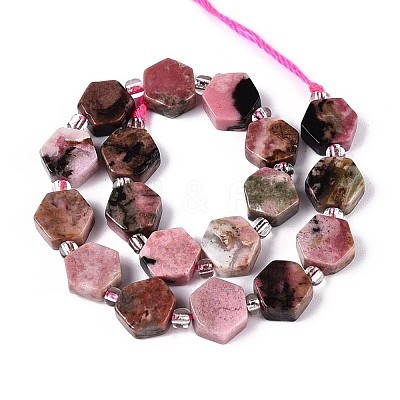 Natural Rhodonite Beads Strands G-P534-A16-02-1