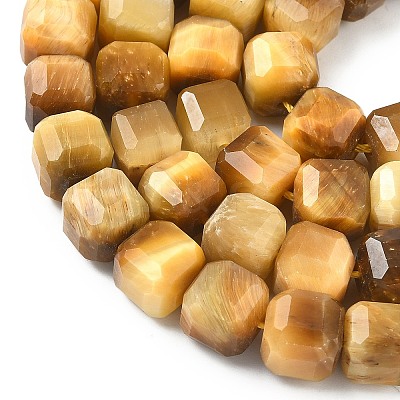 Natural Gold Tiger Eye Beads Strands G-C267-A11-1