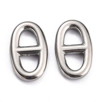 Non-Tarnish 304 Stainless Steel Connector Charms X-STAS-H140-04P-1