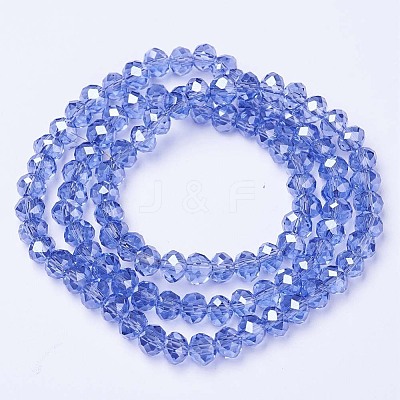 Electroplate Glass Beads Strands LS-EGLA-A034-T1mm-A17-1