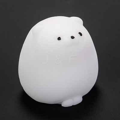Bear Shape Stress Toy AJEW-H125-27-1