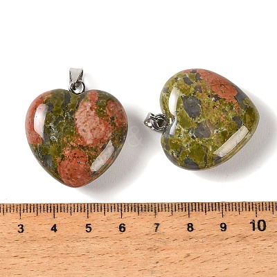 Natural Unakite Pendants GG-CBAA0EE-04P-02-1