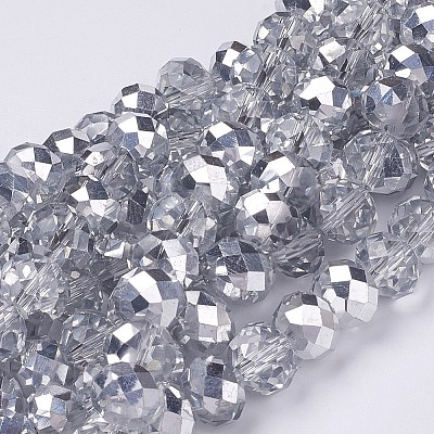 Electroplate Glass Bead Strands LS-GR10MMY-07S-1