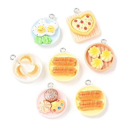 Opaque Resin Pendants RESI-V005-003-1