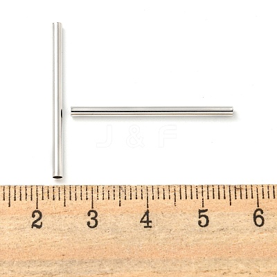 Brass Tube Beads LS-KK-Z045-04E-P-1