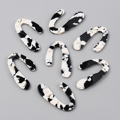 Cellulose Acetate(Resin) Pendants MACR-TAC0001-16-1