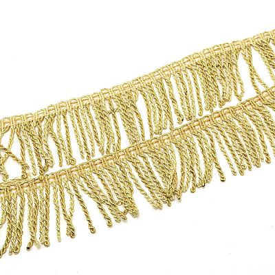 Polyester Latin Fringe Lace OCOR-WH0065-18-1