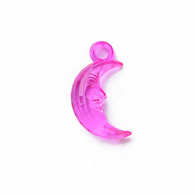 Transparent Acrylic Pendants MACR-N013-032-A01-1