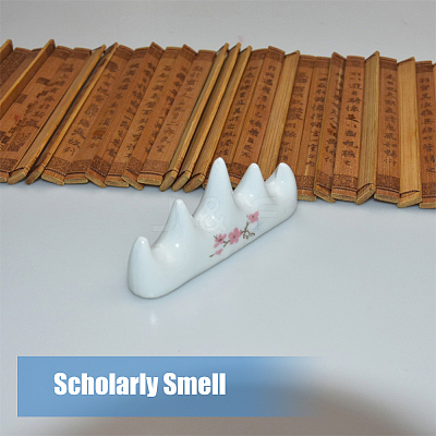 4Pcs 4 Style Mountain Shape Porcelain Calligraphy Brush Holder ODIS-HY0001-01-1