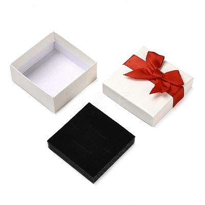 Square Cardboard Jewelry Set Box LS-CBOX-Q038-01A-1