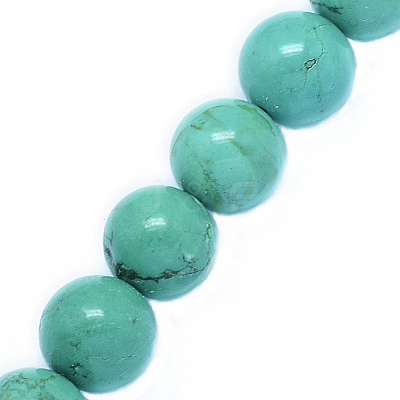 Natural Howlite Beads Strands TURQ-P027-32-6mm-1