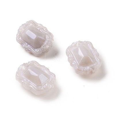 Opaque Acrylic Beads OACR-E015-07-1