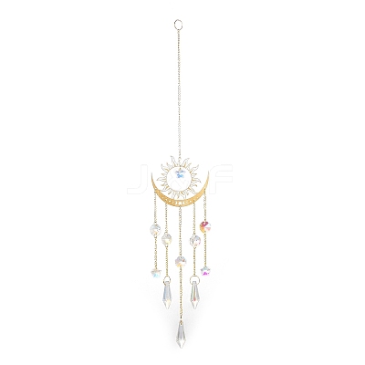 Brass Big Pendant Decorations LS-HJEW-M005-04C-G-1