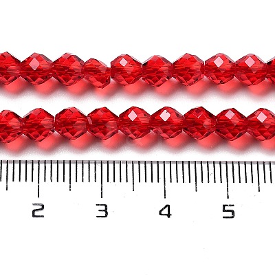 Transparent Glass Beads Strands GLAA-A014-03B-1