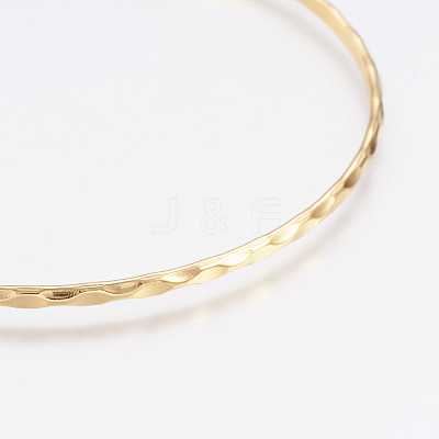 304L Stainless Steel Buddhist Bangles BJEW-G568-15G-1