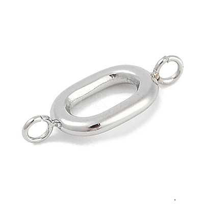 304 Stainless Steel Letter Connector Charms LS-STAS-M108-01P-15-1