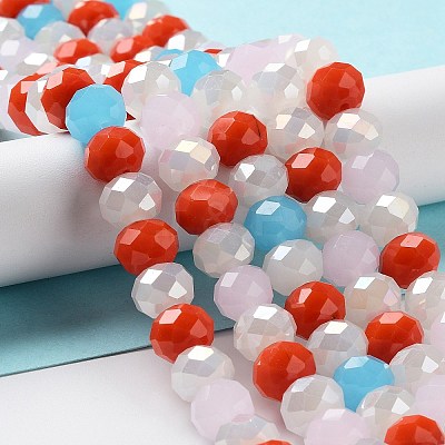 Glass Beads Strands EGLA-A034-M10mm-41-1