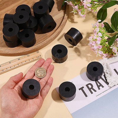 20Pcs Synthetic Rubber Shock Absorber AJEW-CO0001-03-1