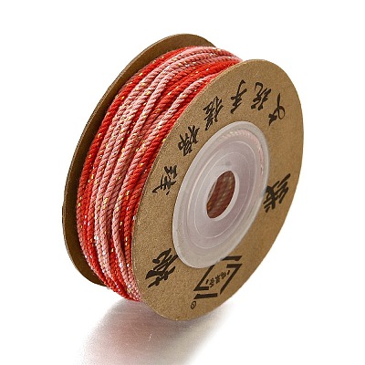 25M Segment Dyed Cotton Twisted String Cord OCOR-F016-02-1