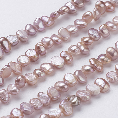 Natural Cultured Freshwater Pearl Beads Strands PEAR-N014-04C-1