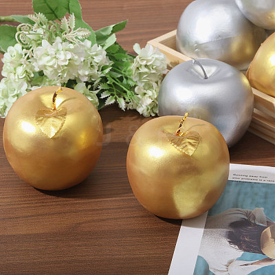 8Pcs 2 Colors Foam Imitation Apple DJEW-CA0001-41-1
