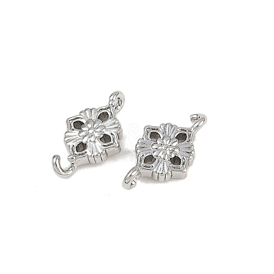 Brass Connector Charms KK-H078-28P-1