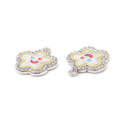 Alloy Enamel Pendants FIND-A029-04P-02-1