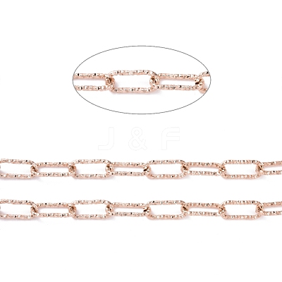 304 Stainless Steel Paperclip Chains CHS-A007-01RG-1