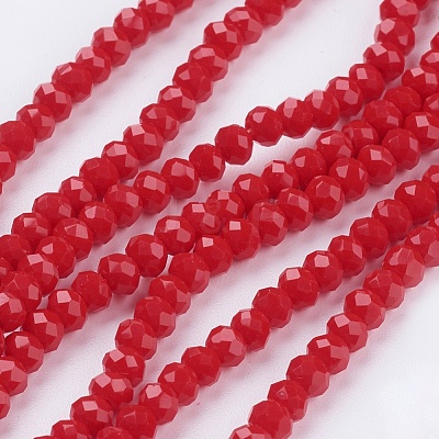 Imitation Jade Glass Beads Strands GLAA-R135-2mm-24-1