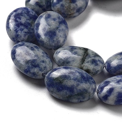 Natural Blue Spot Jasper Beads Strands G-P528-M26-01-1