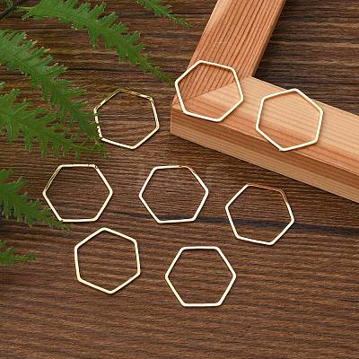 Brass Linking Rings KK-S327-03KC-1