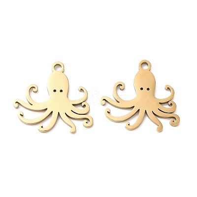 201 Stainless Steel Pendants STAS-I199-D02-G-1