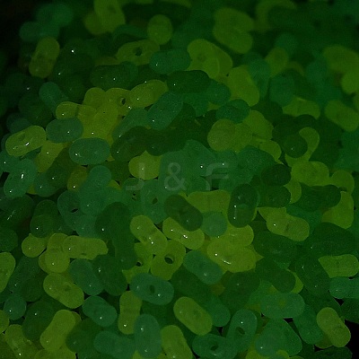 Luminous Transparent Acrylic Beads LACR-D009-01G-1