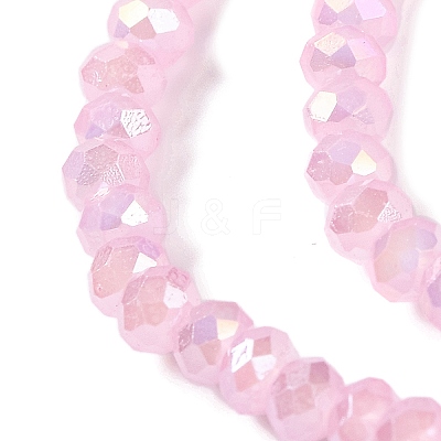 Baking Electroplate Glass Beads Strands X-DGLA-A039-J2MM-B16-1