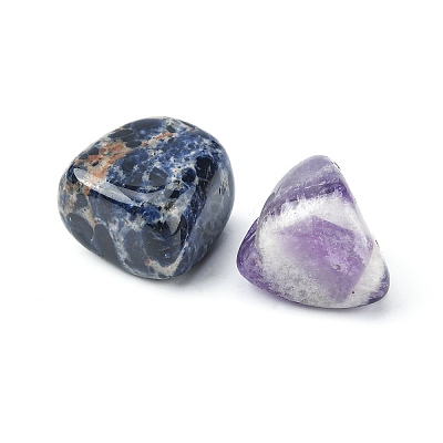 7Pcs 7 Styles Natural Mixed Gemstone Beads G-FS0005-52-1