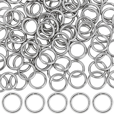100Pcs 304 Stainless Steel Jump Rings STAS-CN0001-74-1
