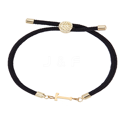 1Pc Adjustable Nylon Cord Slider Bracelets for Women BJEW-LP0001-32T-01-1