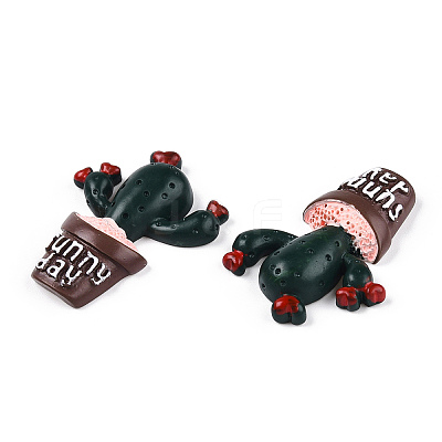 Opaque Resin Decoden Cabochons LS-AJEW-N001-05-1