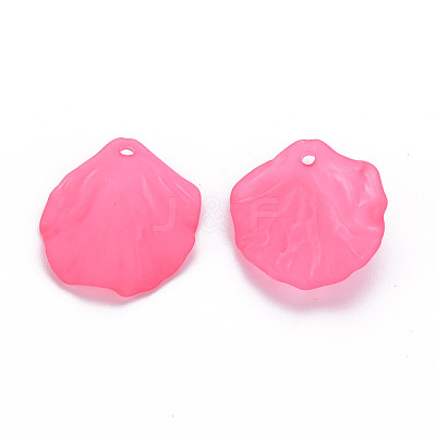 Transparent Frosted Acrylic Pendants MACR-S371-01A-1