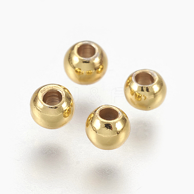 Brass Spacer Beads KK-L165-03B-1