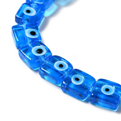 Handmade Evil Eye Lampwork Beads Strands LAMP-G154-03E-1
