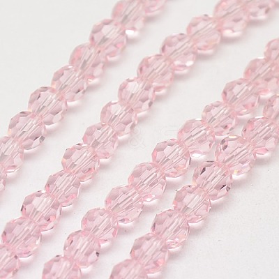 Glass Beads Strands EGLA-J042-8mm-19-1