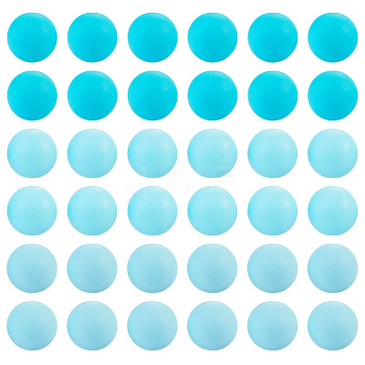 45Pcs 3 Colors Round Silicone Focal Beads SIL-TAD0001-01A-1