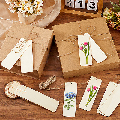 DIY Wood Bookmarks Making Kits WOOD-SP0001-21D-1