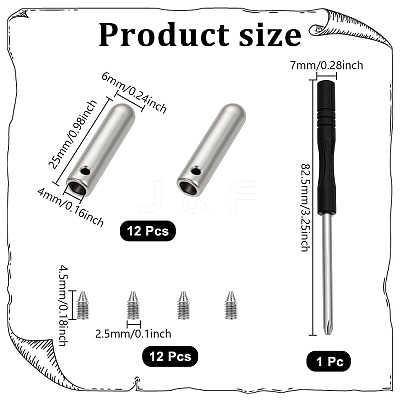 Alloy Drawstring Cord End Cap FIND-NB0006-67P-1