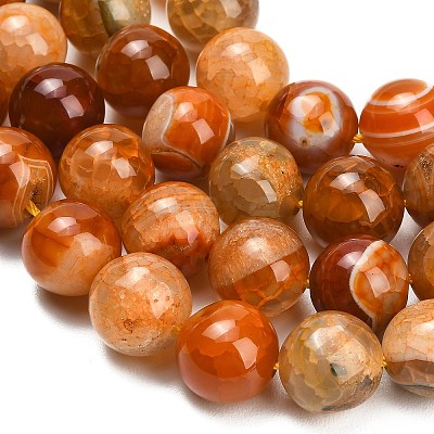 Natural Dragon Veins Agate Beads Strands GG-L001-L01-01F-1