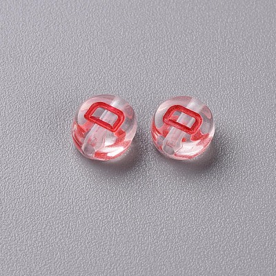 Transparent Clear Acrylic Beads MACR-N008-44D-1
